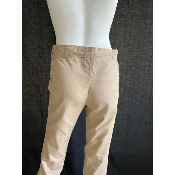 $795 NWT Authentic Gucci Women's Pants Khaki Attached Adjustable Belt IT 38 US 4 - Picture 9 of 11